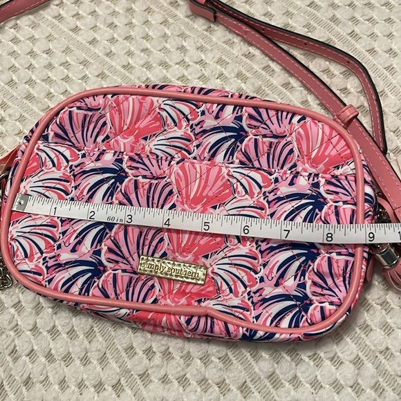NWT Simply Southern Scallop Chaincross Pink and Blue Women's Crossbody Bag - Picture 14 of 15